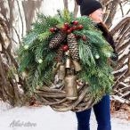クリスマスリース 飾り 玄関リース ドア 窓 オーナメント インテリアの飾り 花輪 華やか 可愛い デコレーション おしゃれ イベント パーティー 装飾 壁飾り