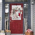 ショッピングクリスマスリース クリスマス リース クリスマス飾り ドア 玄関 壁飾り 花輪 玄関リース 華やか 可愛い おしゃれ イベント パーティー 装飾 クリスマスパーティ 店舗装飾 贈り物