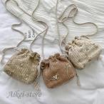 かごバッグ レディース ショルダーバッグ 斜めがけ　麦わらバッグ ピクニック 斜めがけ 海 ビーチ 夏バッグ 麦わらバッグ 軽量 かわいい 草編みバッグ