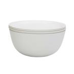 【国内正規品】like-it 米とぎにも使えるザルとボウル プレート 6点セット ホワイト LBK-10-WH