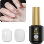 ジェルネイル 雪ホワイトカラー 氷 透き通る透明感 シアーカラー 単色 8ml Buitee UV/LED対応 初心者＆プロ適用