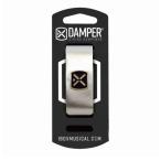 IBOX DMSM01 METALLIC SILVER LEATHER (SMALL) DAMPER -STRING DAMPENER- -тактный кольцо демпфер Mu ta- порожек LAP 