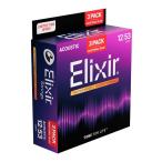 Elixir 16569 [12-53] アコギ弦 フォスファーブロンズ Light NANOWEB 3セットパック×1パック(計3セット) 16052×3セット