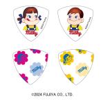 Live Line LPP-01 + LPP-02/2種各2枚計4枚セット ペコちゃん + ポコちゃん 不二家 ミルキー デザイン ピック/メール便発送・代金引換不可