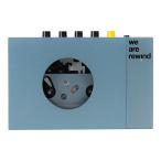 We Are Rewind WE-001 BLUE (Kurt/ голубой ) портативный кассетная магнитола Bluetooth передача на 