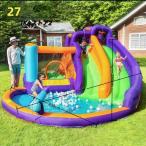 プール 遊具 ビニールプール 大型プール トランポリン すべり台 滑り台 大型遊具 エアー遊具 ウォータースライダー ふわふわ遊具