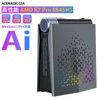 Ai c функцией ACEMAGIC[ AMD Ryzen7pro 8845HS высокая эффективность персональный компьютер ] Mini PC высокая эффективность ge-mingPC Win11Pro[32GB DDR5 5600MHz 1TBSSD PCIE4.0][8 core 16s красный 