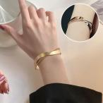 ショッピングバングル バングル ブレスレット レディース 金属アレルギー対応 太め アクセサリー 30代 40代 50代 ２連 重ね付け おしゃれ
