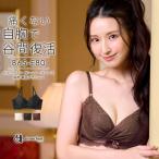 ブラジャー 単品 ヒョウサテン カシュクールレース 脇高 単品ブラジャー 女性 下着 レディース aimerfeel エメフィール