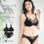 【期間限定クーポン】ブラジャー セット バタフライコード ブラジャー&ショーツ (FGHカップ) 女性 下着 レディース aimerfeel エメフィール