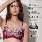 ブラジャー 単品 Queen カシュクールレース脇高ブラ(R) 単品ブラジャー 女性 下着 レディース aimerfeel エメフィール 爆買
