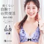 ブラジャー 単品 アドミレフラワー カシュクールレース脇高ブラ(R) 単品ブラジャー 女性 下着 レディース aimerfeel エメフィール