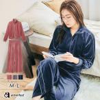 18%OFF ームウェア シャイニー ベロア 長袖 上下セット レディース 女性 秋 冬 パーカー 長袖 ロングパンツ 前開き スポーティ ジップアップ パジャマ 部屋着