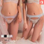 ショーツ シークレットリボン ハーフバックショーツ 下着 パンツ パンティ チーキー パンティー セクシーショーツ レディース レース 女性下着 かわいい下着