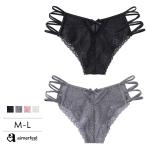ショーツ レディース サイドクロス ハーフバックショーツ 女性 下着 レディース aimerfeel エメフィール メール便可 爆買