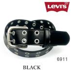  черный Levi's 6911 двойной булавка ремень кожзаменитель ширина 4 мужской женский 