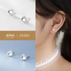 Yahoo! Yahoo!ショッピング(ヤフー ショッピング)ピアス レディース 金属アレルギー対応 ニッケルフリー SV925 プラチナ仕上げ ハート ムーンストーンカラー 小さい 小さめ 両耳用 20代 30代 40代