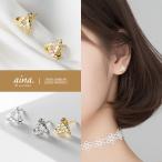 Yahoo! Yahoo!ショッピング(ヤフー ショッピング)ピアス レディース 金属アレルギー対応 ニッケルフリー SV925 プラチナ仕上げ 18金仕上げ フィノ トライアングル 両耳用