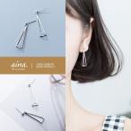 Yahoo! Yahoo!ショッピング(ヤフー ショッピング)ピアス レディース 揺れる 金属アレルギー対応 ニッケルフリー SV925 プラチナ仕上げ リアングル 両耳用