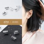 Yahoo! Yahoo!ショッピング(ヤフー ショッピング)イヤーカフ イヤークリップ ピアス レディース 金属アレルギー対応 ニッケルフリー SV925 プラチナ仕上げ 3連 4連 5連 両耳用