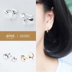 Yahoo! Yahoo!ショッピング(ヤフー ショッピング)ピアス レディース 金属アレルギー対応 ニッケルフリー SV925 プラチナ仕上げ 18金仕上げ K18GP リースト リーフ 葉 両耳用 20代 30代 40代 50代