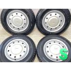 中古タイヤ スタッドレスタイヤ ホイールセット 4本セット 145/80R13  SCHWARZ MV 13x4.0 100/110/114.3-4穴 DUNLOP  WM02