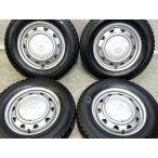 中古タイヤ スタッドレスタイヤ ホイールセット 4本セット 145/80R13  JECT LZ 13x4.0 100/110/114.3-4穴 BS アイスパートナー2