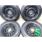 中古タイヤ スタッドレスタイヤ ホイールセット 4本セット 185/75R15 12PR106/104LT トヨタ純正 ハイエース 15x6.0 35 139.7-6穴 ヨコハマ アイスガードiG91