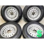 中古タイヤ スタッドレスタイヤ ホイールセット 4本セット 195/80R15 107/105LT 　 KSCA 15x6.0  139.7-6穴 ダンロップ ウィンターマックス LV01 forVAN