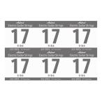 ARIA AGS-8003L x 6 [.017P] エレキギター用 バラ弦 3弦 LIGHT/メール便発送・代金引換不可