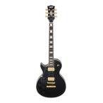 BLITZ by ARIA BLP-CST L/H BK(Black) レフトハンド 左利き用 レスポール カスタム タイプ エレキギター/ケース付