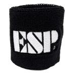 ESP WRISTBAND イーエスピー ホワイト刺繍ロゴ リストバンド/メール便発送・代金引換不可