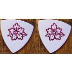 Famous натуральная кожа кожа pick / гибискус / цветочный принт ×2 листов / почтовая доставка отправка * наложенный платеж не возможно 