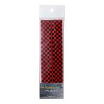 LERNI GT-CHE/N RED/BLK チェッカー柄(赤/黒) ドラムスティック用 グリップテープ 4枚セット(2ペア分)/メール便発送・代金引換不可