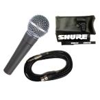 [正規品2年保証][マイクケーブル付7点セット]SHURE SM58-LCE(マイクケーブル5M[XLR-フォン]付7点セット)