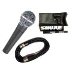 [正規品2年保証][マイクケーブル付7点セット]SHURE SM58-LCE(マイクケーブル5M[XLR-XLR]付7点セット)