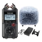 TASCAM DR-40XP+WS-86+BP-6AA передвижной тип Mike XLR/TRS ввод установка 32 bit float запись соответствует 4ch портативный магнитофон / ветровой экран + батарейный источник питания есть 