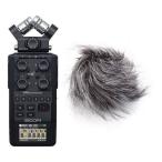 ZOOM H6/BLK(ユニバーサルウィンドスクリーン/WSU-1付) マイク交換ハンディレコーダー ブラック・エディション