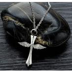 Yahoo! Yahoo!ショッピング(ヤフー ショッピング)ネックレス 天使の羽根  十字架 クロス   遺骨ネックレス 羽ウイング ジュエリー チェーン付き アクセサリー メモリアルネックレス 火葬ネックレス