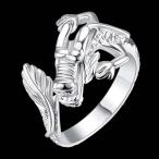 Yahoo! Yahoo!ショッピング(ヤフー ショッピング)リング ポップなドラゴン 指輪 龍 竜 シルバーアクセサリー ヒップホップ アクセサリー ジュエリー ジュエル メンズ レディース 男女兼用 ユニセックス 在庫限り