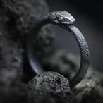 Yahoo! Yahoo!ショッピング(ヤフー ショッピング)リング ウロボロス -3- スネーク ヘビ snake 指輪 韓国ファッション ブラックカラー燻し風仕上げ メンズ レディース リッチ アクセサリー プレゼント ギフト