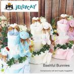 おむつケーキ 出産祝い ジェリーキャットぬいぐるみ サラノニおくるみ おしゃぶり ミトン ガーゼハンカチ ソックス 男の子 女の子