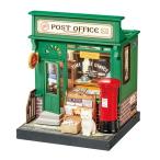 [6,000 иен и больше бесплатная доставка объект товар ]ROBOTIME Century Post Office[DS037]Rolife DIY миниатюра house ( комплект для сборки )( английская версия товар )
