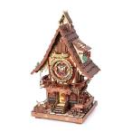 ショッピングウッド ROBOTIME　Cuckoo Clock　Art in Time’ｓ Tick.【LC901C】ROKR　ウッドパズル（組立キット）（英語版製品）
