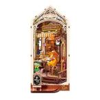 ショッピングDIYキット ROBOTIME　Holiday Cafe【TGB15】Rolife　DIYブックヌック（組立キット）（英語版製品）