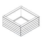 ˡͰ ե饤 ץ󥿡 1212 W123.7cmD123.7cmH53.5cm ץ󥿡͹  