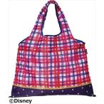 エコバッグ 大容量 ショッピングバッグ 2way ディズニー チェック