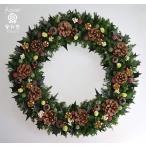 クリスマスリース オーソドックスなヒイラギの葉と赤い実 葉はプリザーブド加工 ギフト プレゼント 誕生日 開店祝 引越し祝
