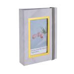 ナカバヤシ チェキ用 ポケットアルバム 大理石風 ホワイト A-CK-201-W