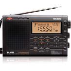 TECSUN PL-660 (黒) FM/LW/MW/SW/AIR エアバンド BCL ラジオ 小型 高性能 短波ラジオ 混信除去機能 高感度